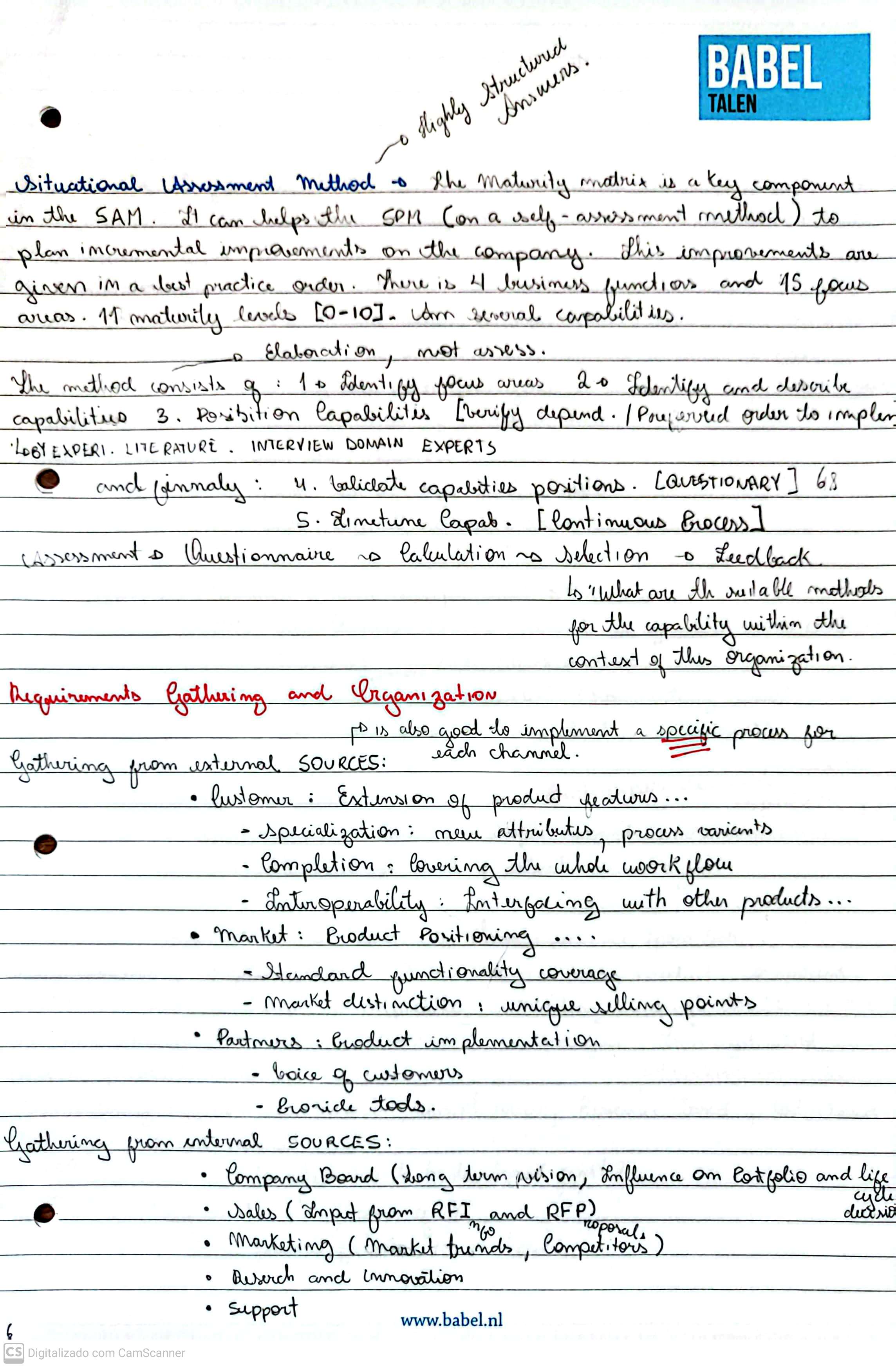 Página de caderno com anotações manuscritas